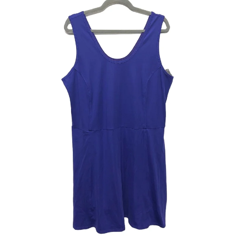 Athletic Dress By Xersion In Purple, Size: Xxl