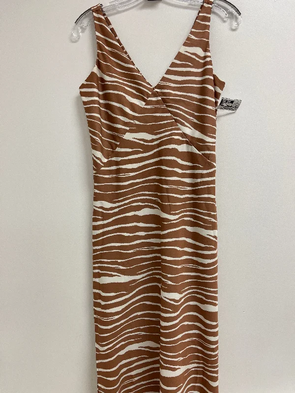 Dress Casual Short By A New Day In Brown & Cream, Size: Xs