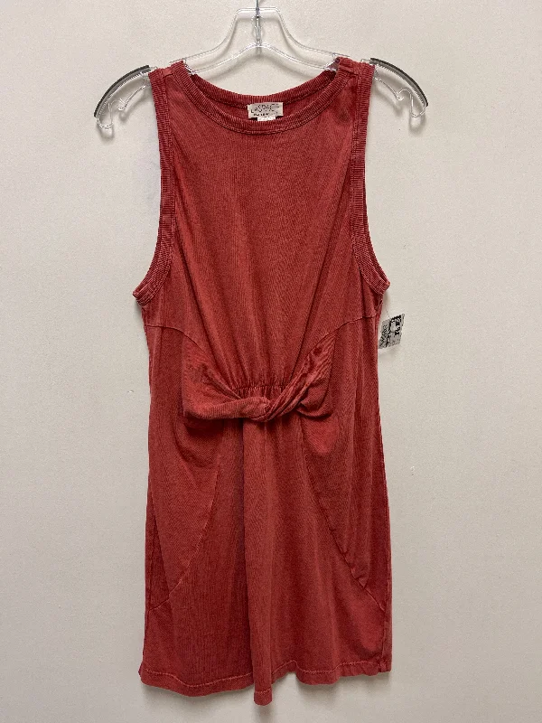 Dress Casual Short By Clothes Mentor In Red, Size: L