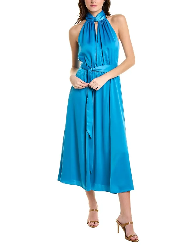 Anne Klein Twisted Halter Midi Dress