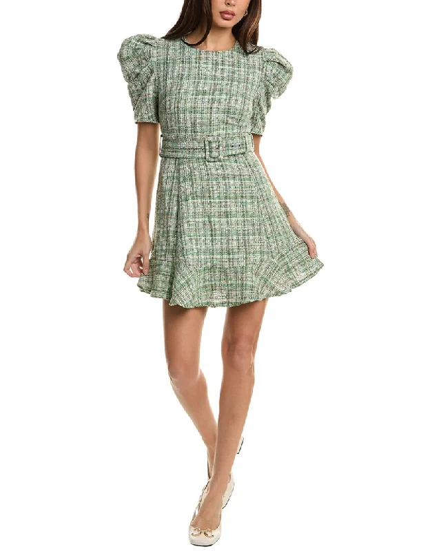 Brook + Lynn Tweed Mini Dress