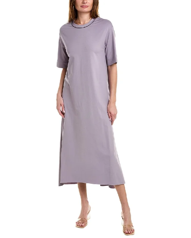 Brunello Cucinelli T-Shirt Maxi Dress