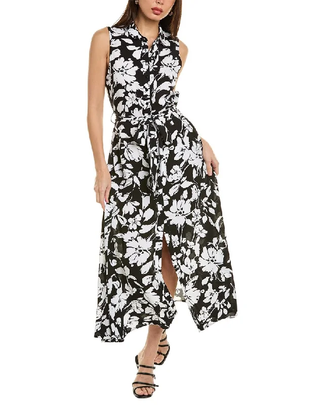 Ellen Tracy Maxi Shirtdress