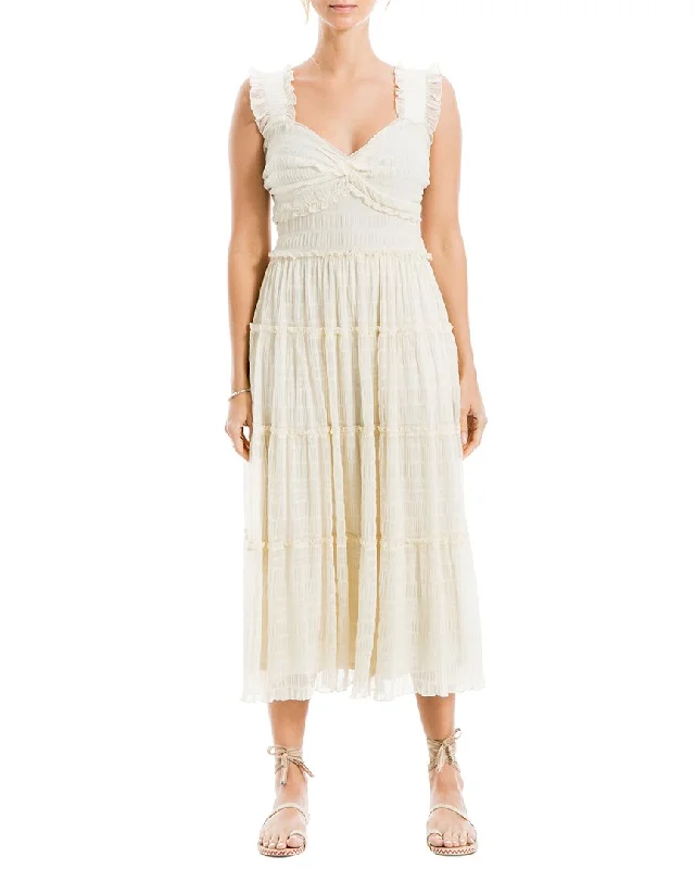 Max Studio Sleeveless Mesh Maxi Dress