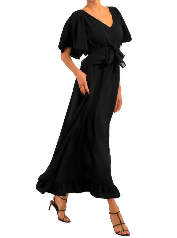 Maxi Melody Dress In Black