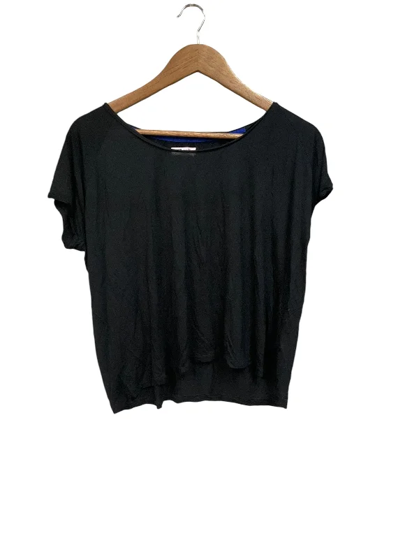 Top Short Sleeve Basic By Madewell In Black, Size: S