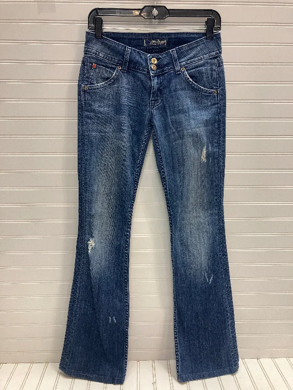 Jeans Boot Cut By Hudson In Blue Denim, Size: 2