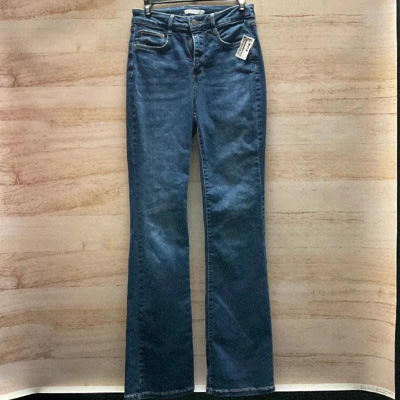 JEANS BOOT CUT NINE WEST in BLUE DENIM, Size: 8