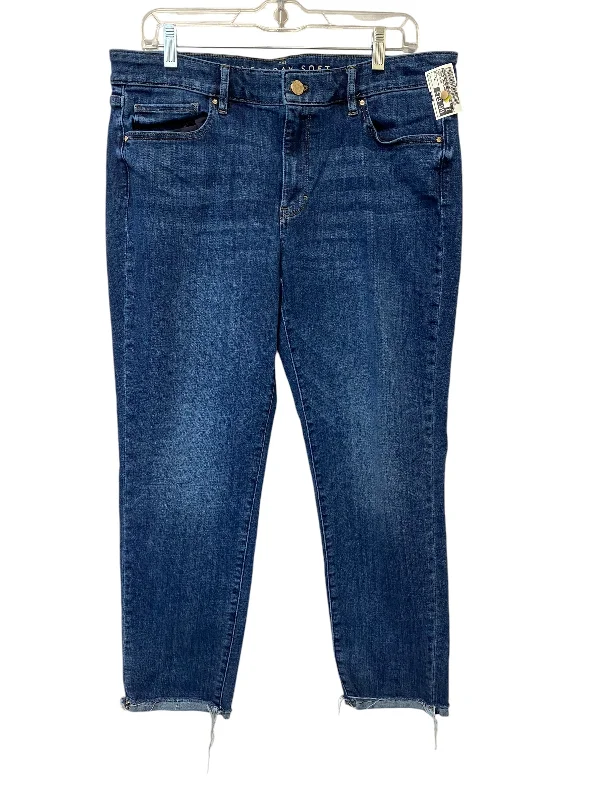 Jeans Straight By White House Black Market In Blue Denim, Size: 12