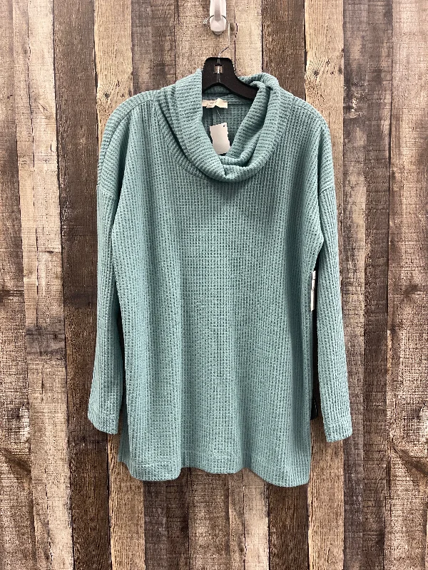 Top Long Sleeve By Loft In Blue, Size: L