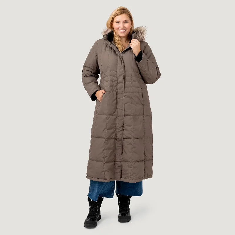 Free Country Women's Plus Size Full Length Splendor Down Jacket