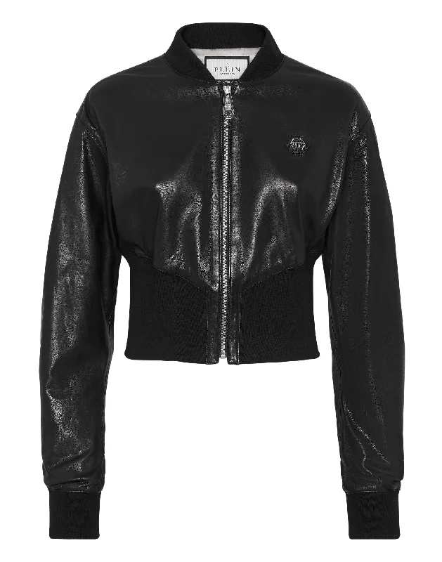 Leather Bomber