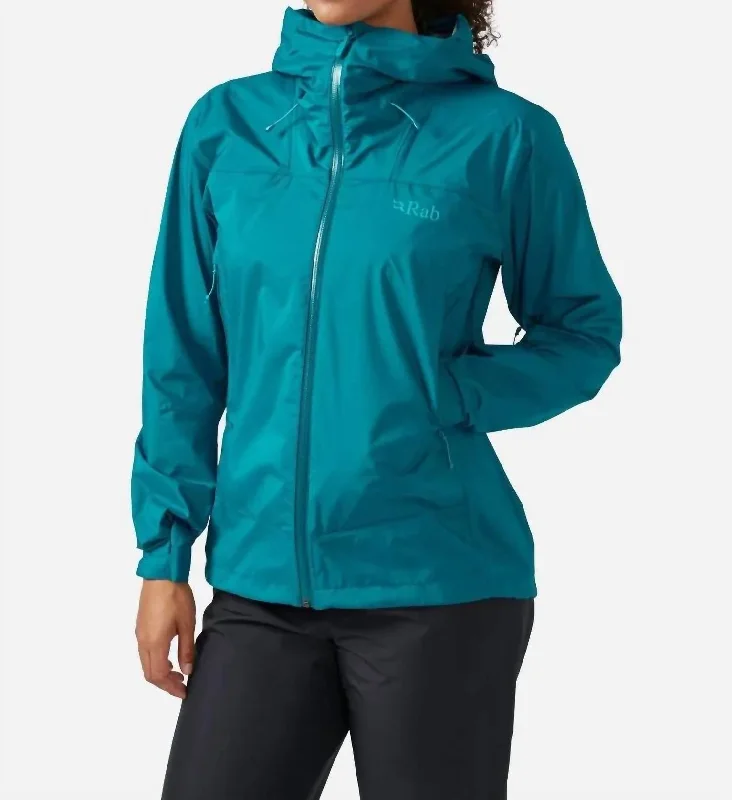 Women's Downpour Plus 2.0 Waterproof Jacket In Ultramarine