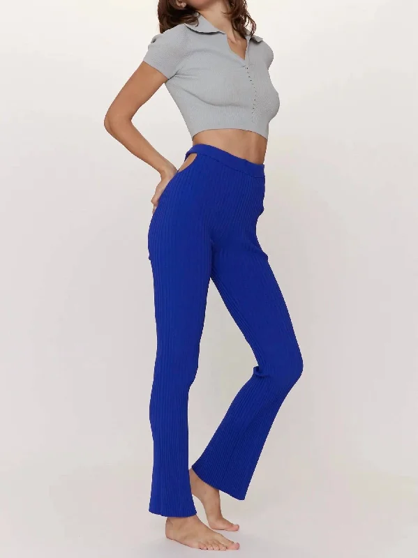 Juno Kick Flare Pant In Blue Hour