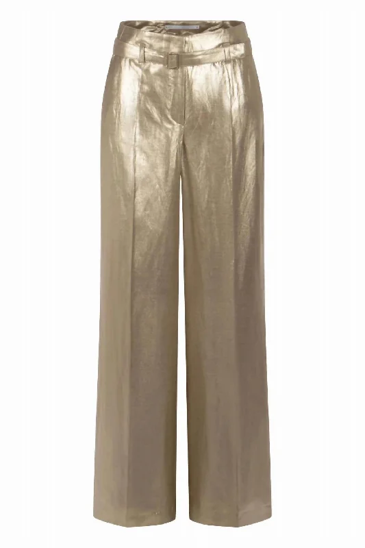 Women's Anais Pants In Gold