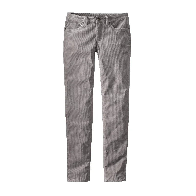 Women's Fitted Corduroy Pants