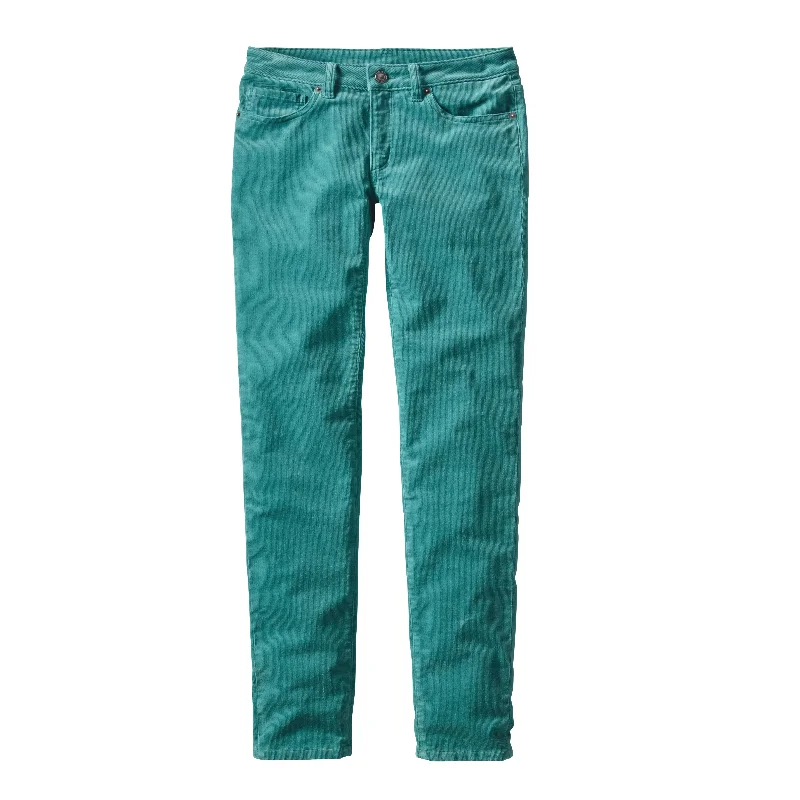 Women's Fitted Corduroy Pants